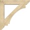 Ekena Millwork Imperial Slat Rough Sawn Bracket w/ Offset Brace, Douglas Fir, 8"W x 42"D x 42"H BKT0806X42X42IMP06RDF - alternate 4